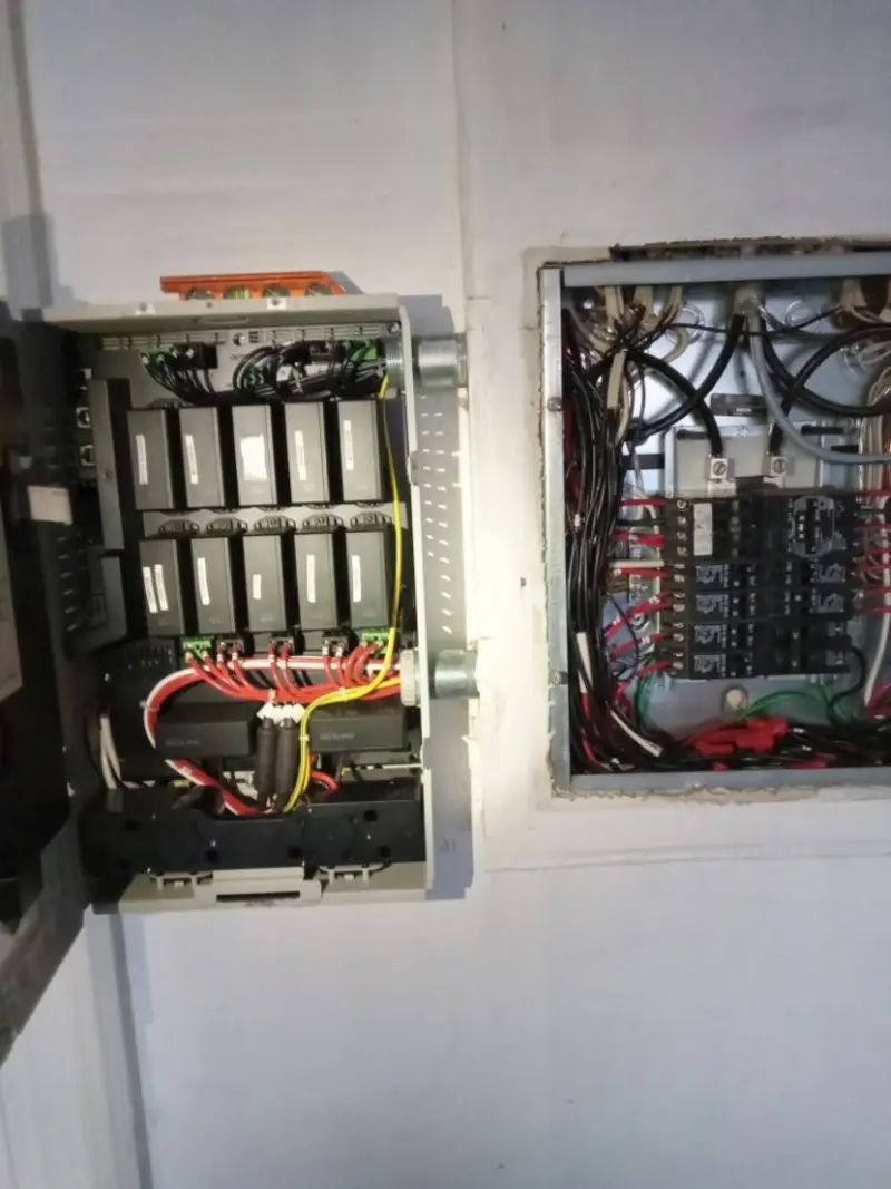 Electrical panel upgrade completed for Indoor Lighting Installation in Centreville